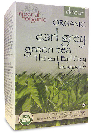 Imperial Organic - Organic Earl Grey Decaffeinated Green Tea